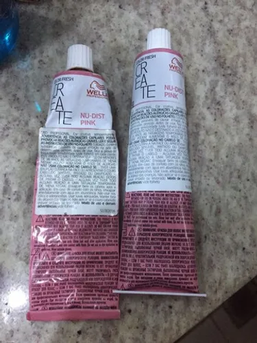 tinta para cabelo rosa wella