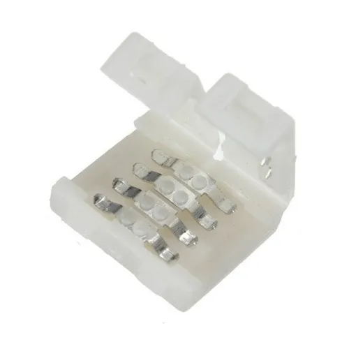 Conector Fita Led Emenda Rápida 4 Vias Fita Led Rgb 5050 3528