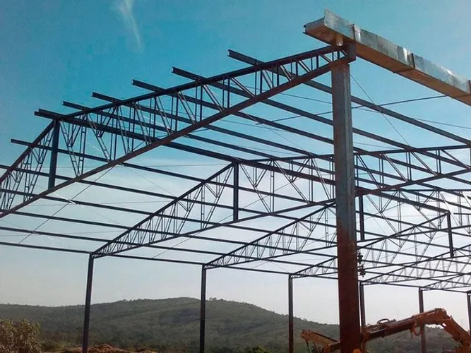 Coberta estrutura metálica