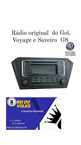 Radio original do Gol, Voyage e Saveiro G7 e G8 