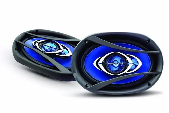 Par Alto Falante Hurricane Cm69 New - Kit 6x9 Quadriaxial 180 W
