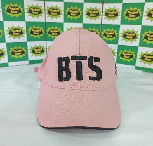Boné BTS - NerdDog Store Kpop Bt21 RM Jin Suga J-Hope Jimin, V e Jungkook Army Rosa