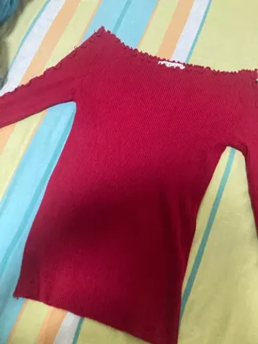 blusa manga longa, ombro a ombro