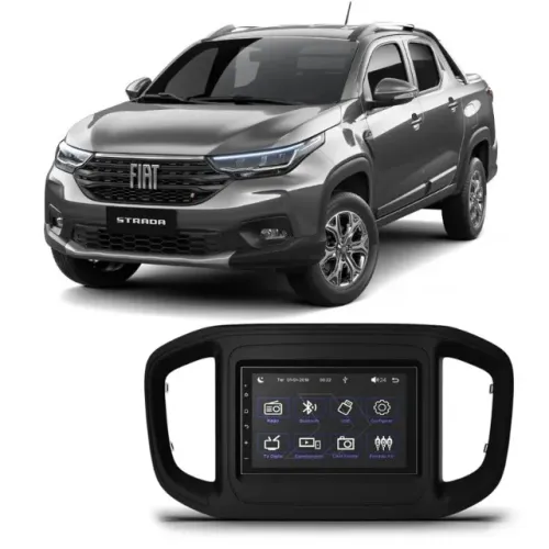 Multimídia Fiat Strada 2021 - Android 7'' - Kronos KK5597