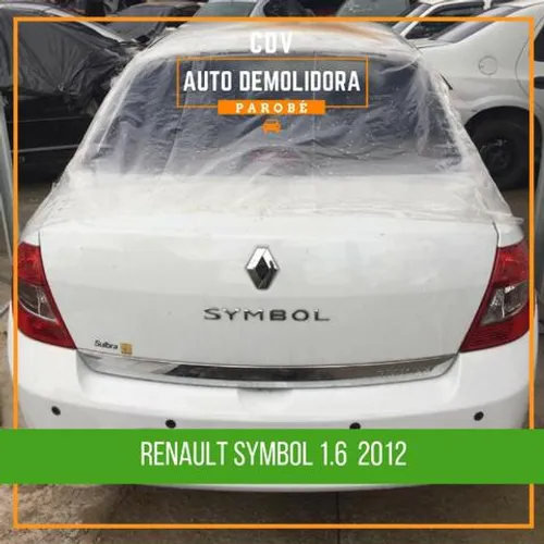 Sucata Renault Symbol 1.6 16V 2012 Disponível para venda de peças