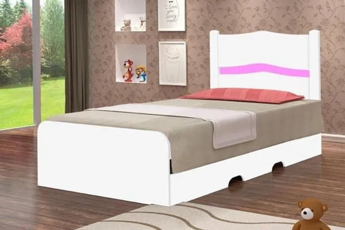 Cama Solteiro Bibox/- Frete Gratis - 10x sem juros