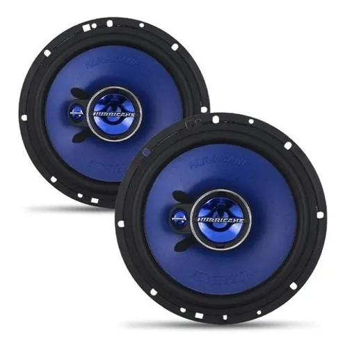 Auto-falante 6 Polegadas Triaxial Hurricane 100wrms Par