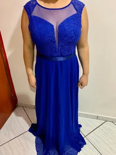 R$ 100,00 Vestido Azul