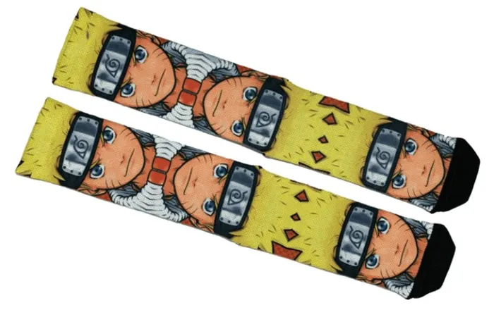 Meias Naruto Uzumaki Anime Estilosas Geek