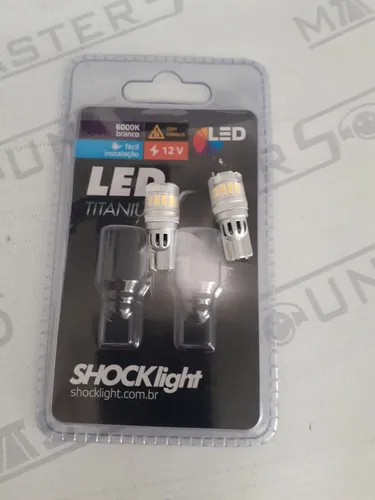 Led pingo. T10.  Titanium. Schocklight.  Garantia. Novo. Instalado. 