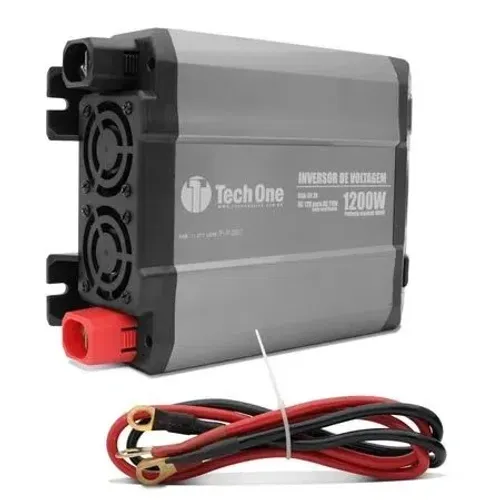 Inversor de Voltagem 1200w 12v P/ 110v - Tech One