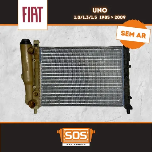 Radiador Fiat Uno Sem Ar 1985/2009 