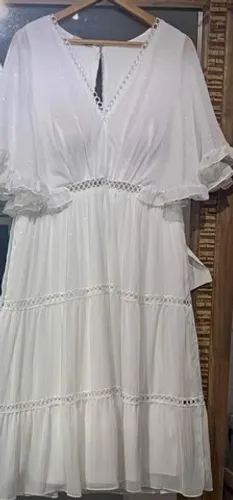 vendo vestido de noiva civil tamanho G