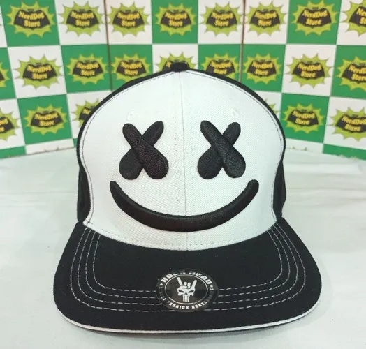 Boné DJ Marshmallow - NerdDog Store Marshmelo Games Free Fire Fortnite Geek