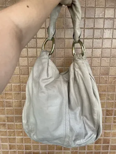 Bolsa grande bege saco sacola Arezzo 