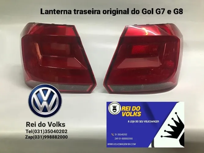 Lanternas originais do Gol G7e Gol G8