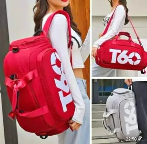 Bolsa Mochila Academia/ Viagem Transversal T60 super espaçosa Entrego em todo DF!