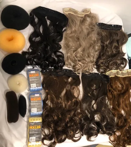 Kit aplique de cabelo tic tac