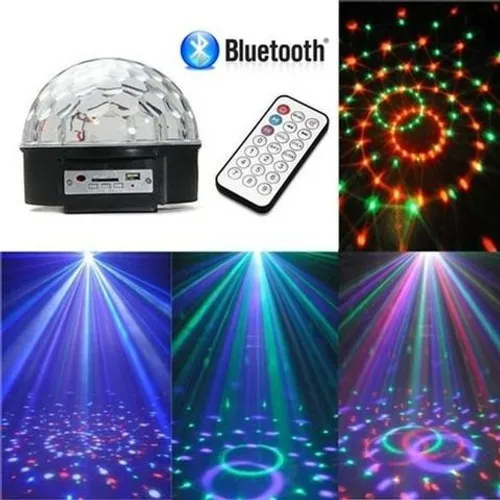 Bola Maluca Bluetooth Mp3 Globo Projetor Jogo Luz Colorida