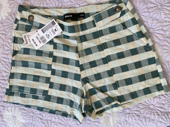 Short linho Hering 