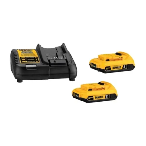 Kit de 2 Baterias LI-ION 2Ah 20V MAX*, Carregador e Bolsa para transporte