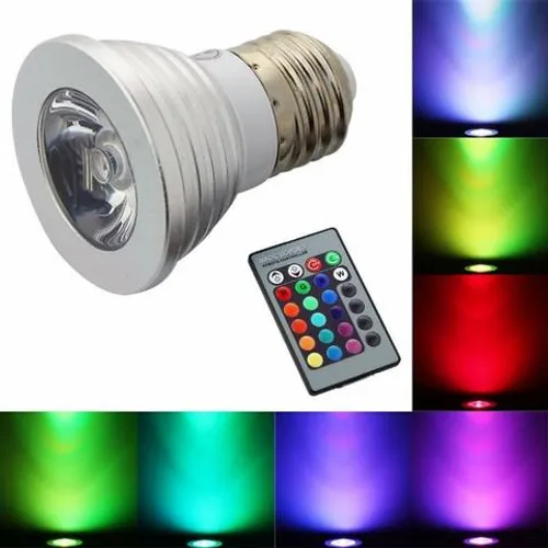 Lampada Led RGB Par 16 Spot Controle
