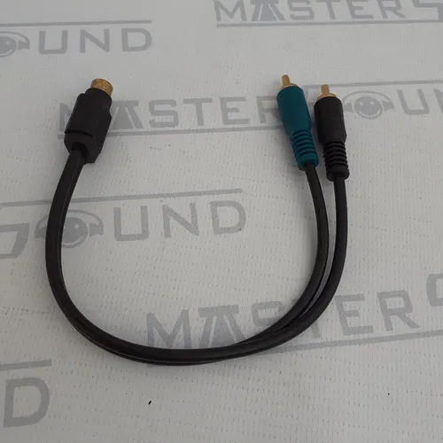 Cabo Y. 2 RCA Macho /1 RCA fêmea. Novo.