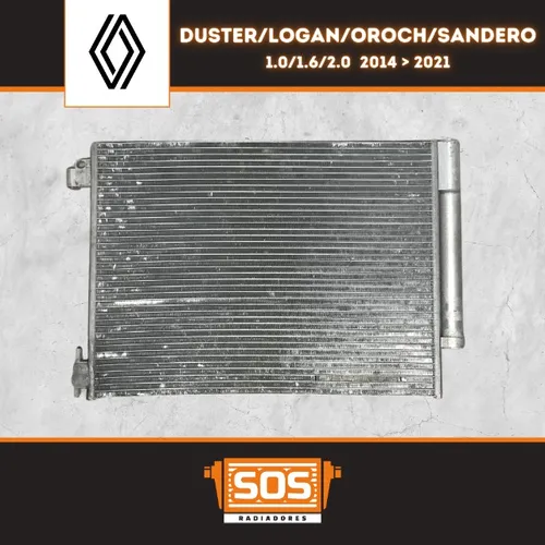 Condensador Renault Captur/Duster/Logan/Oroch/Sandero 2014/2021