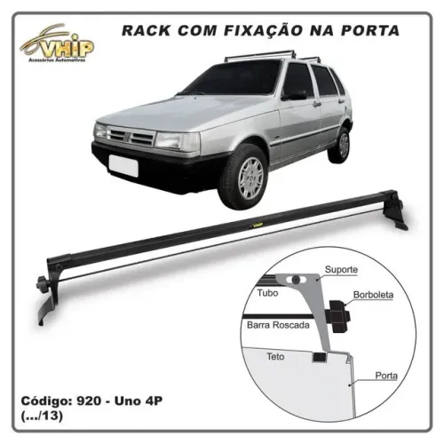 Rack teto Uno 2/4 portas 