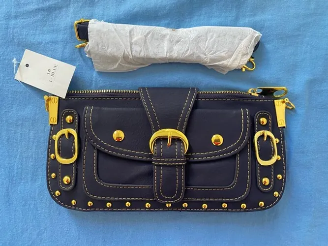 Clutch azul marinho
