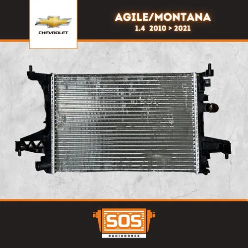 Radiador Chevrolet Agile/Montana 2010/2021