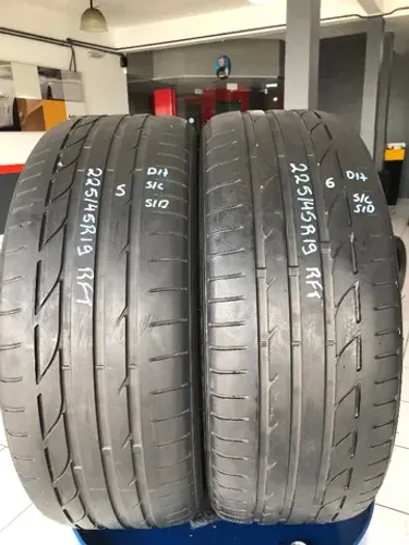 Kit 02 Pneus 225/45r19 Bridgestone Potenza S001 92 Run Flat (usados) 5/6