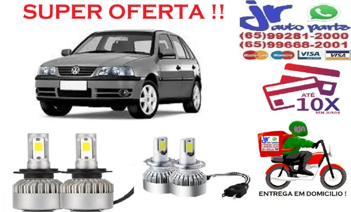 Ultra LED(Baixa)Volkswagen Gol G3 6000K 12V 24V
