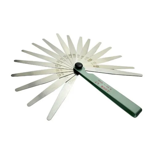 Calibre de folga 0.02 a 1mm com 17 lâminas