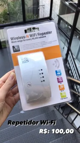 Repetidor de Sinal WIFI - Amplia o sinal do WIFI