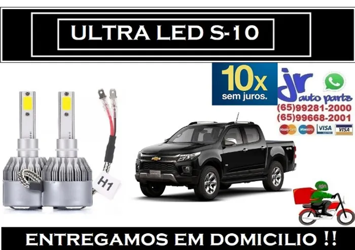 Lampada Ultra LED (Alta) S-10 6000K 12V 24V