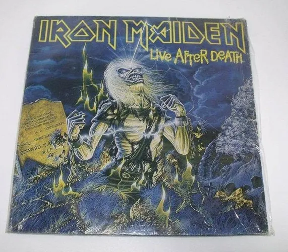 Lp do Iron Maiden - Live After Death - Álbum Duplo! (LEIA O ANÚNCIO)