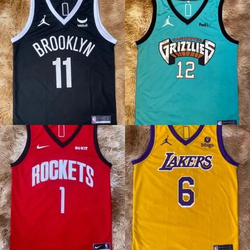 4 Camisetas de Basquete NBA