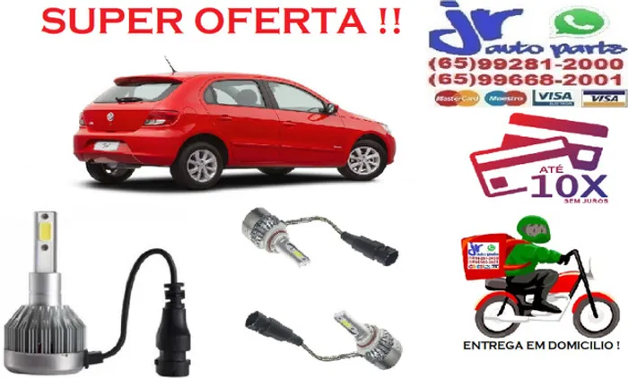 Ultra LED(Milha)Volkswagen Gol G5 6000K 12V 24V