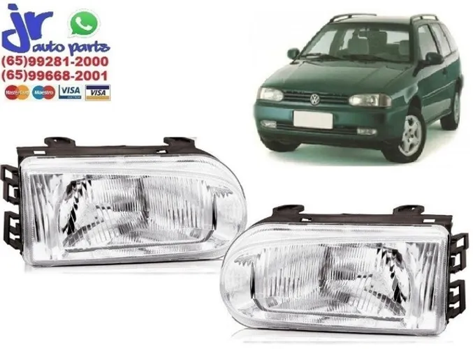 Par Farol Parati G2 1996 1997 1998 1999 Foco Simples