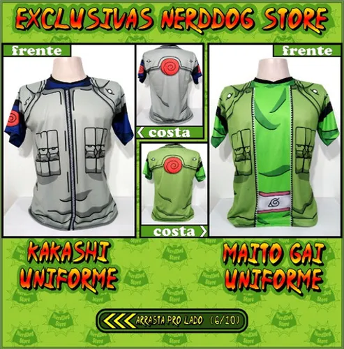 Camisas Exclusivas NerdDog Store (Naruto, Dragon Ball, One Piece, etc) - Parte 2 