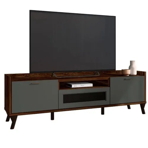 Bancada Arcade 1.8 Palisandro.Cinza Regio Até 12x - Frete Grátis