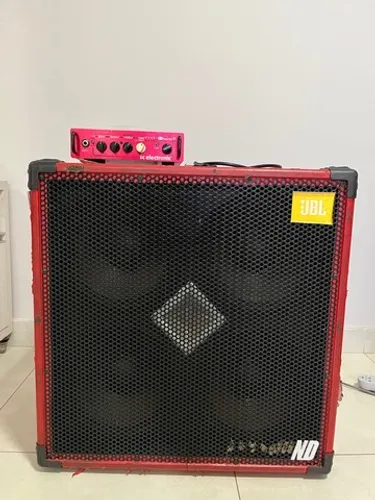 Cabeçote contrabaixo TC Eletronic bh 250 Teksound 4x10 Com Driver Para Contra Baixo