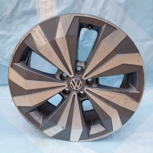 Roda de liga leve Vw T-Cross 2019 com detalhe 