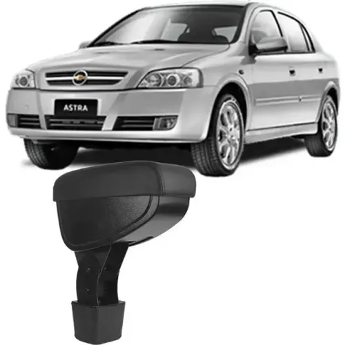 Apoio de Braço GM Astra - Preto C/ Linha Prata - N400720