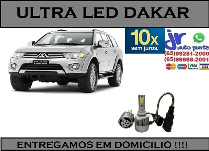 Lampada Ultra LED (Baixa) Pajero Dakar 6000K 12V 24V