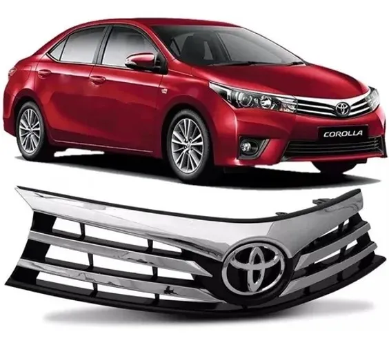 Grade Radiador Cromada Com Emblema Corolla 2015 2016 2017