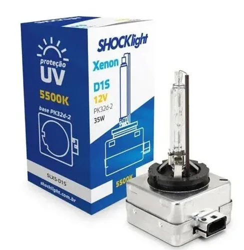 Lâmpada Xenon D1S 5500K 35W 12V - ShockLight 