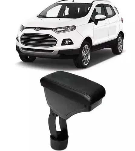 Apoio de Braço Ford Ecosport 2013 - Preto C/ Linha Prata - N300715