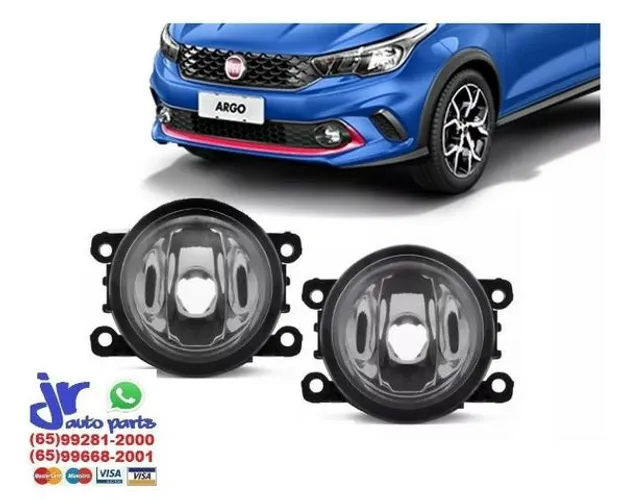 Farol de Milha Fiat Argo 17 18 Auxiliar Neblina